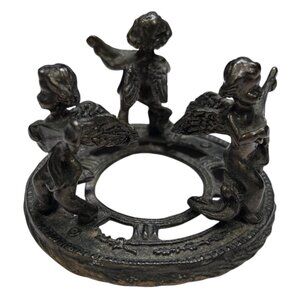 Angels Cherubs Metal Watch Holder/Stand/Display String Instruments